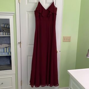 Jenny Yoo Mila dress in hibiscus